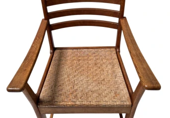 Two Modernist Art Deco Armchairs by Bas van Pelt for My Home, 1930s